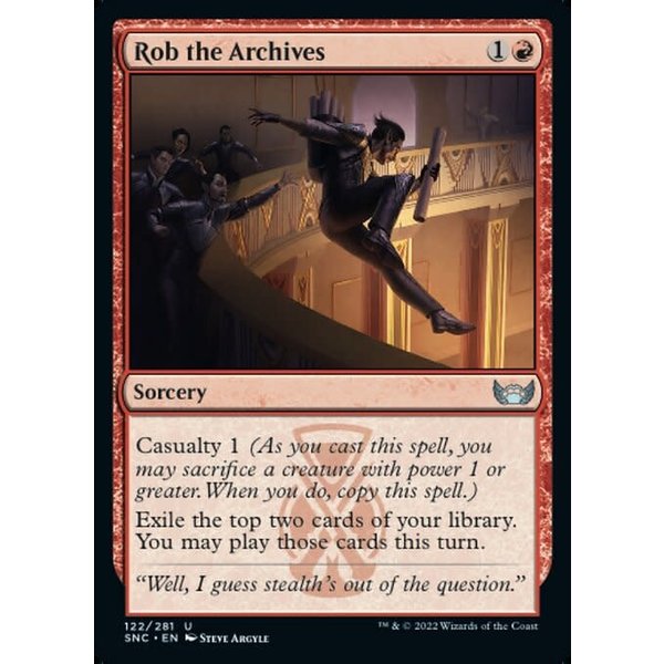 Magic: The Gathering Rob the Archives (122) Near Mint