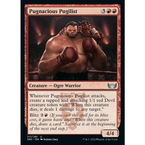 Magic: The Gathering Pugnacious Pugilist (117) Near Mint