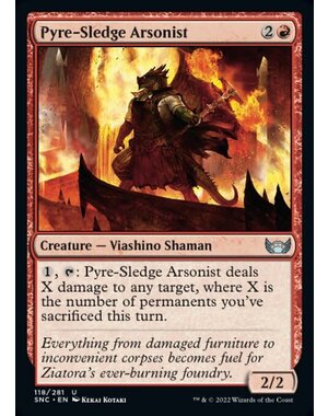 Magic: The Gathering Pyre-Sledge Arsonist (118) Near Mint