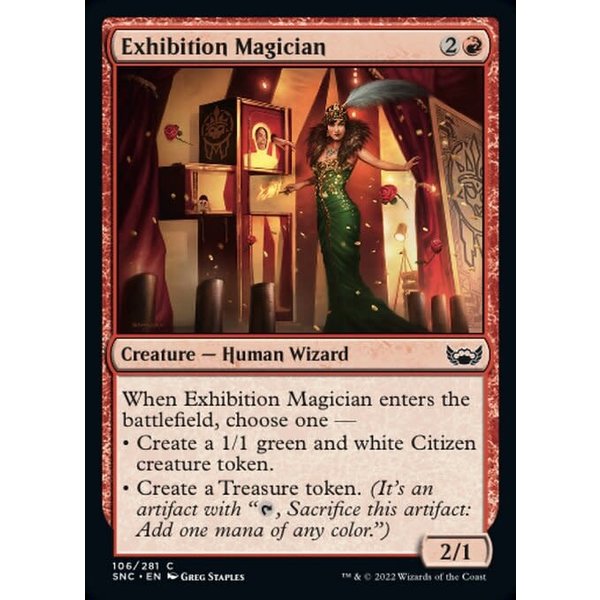 Magic: The Gathering Exhibition Magician (106) Near Mint Foil