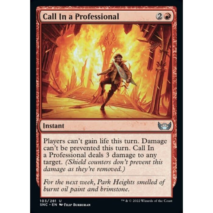 Magic: The Gathering Call In a Professional (103) Near Mint