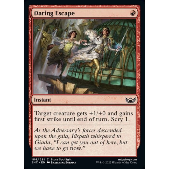 Magic: The Gathering Daring Escape (104) Near Mint Foil