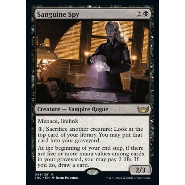 Magic: The Gathering Sanguine Spy (093) Near Mint
