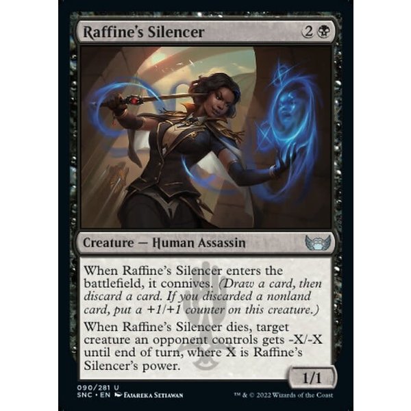 Magic: The Gathering Raffine's Silencer (090) Near Mint Foil