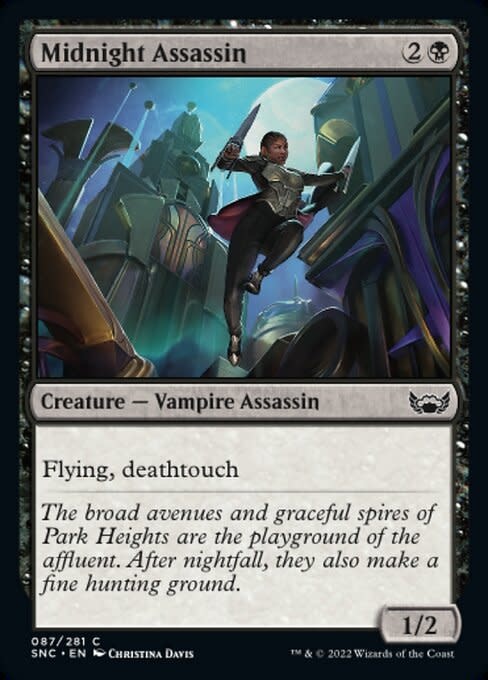 Magic: The Gathering Midnight Assassin (087) Near Mint - Kingslayer Games Magic: The Gathering Midnight Assassin (087) Near Mint - Kingslayer Games