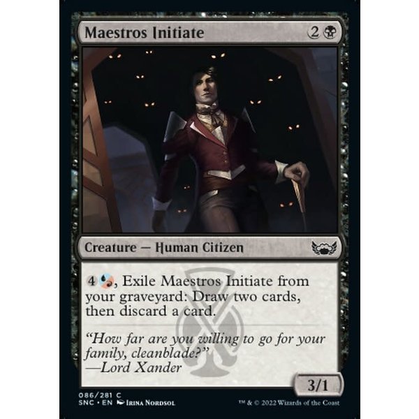 Magic: The Gathering Maestros Initiate (086) Near Mint