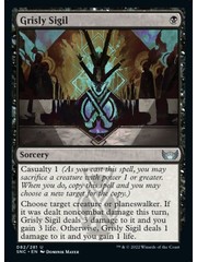 Magic: The Gathering Grisly Sigil (082) Near Mint