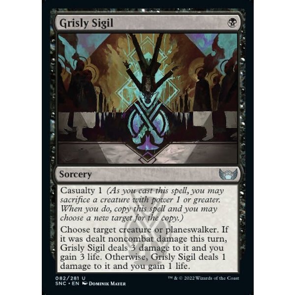 Magic: The Gathering Grisly Sigil (082) Near Mint