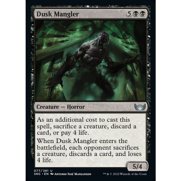 Magic: The Gathering Dusk Mangler (077) Near Mint