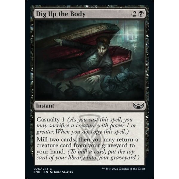 Magic: The Gathering Dig Up the Body (076) Near Mint