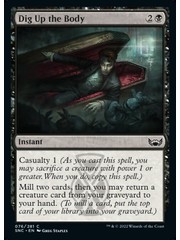 Magic: The Gathering Dig Up the Body (076) Near Mint Foil