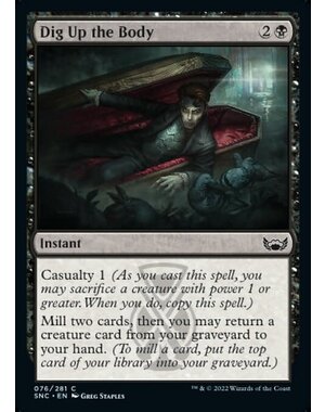 Magic: The Gathering Dig Up the Body (076) Near Mint Foil