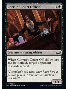 Magic: The Gathering Corrupt Court Official (070) Near Mint
