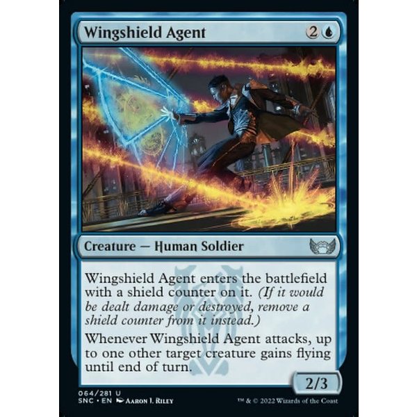Magic: The Gathering Wingshield Agent (064) Near Mint