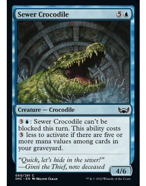 Magic: The Gathering Sewer Crocodile (060) Near Mint