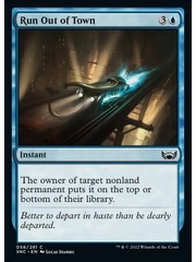 Magic: The Gathering Run Out of Town (058) Lightly Played