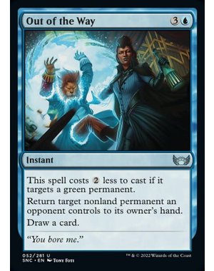 Magic: The Gathering Out of the Way (052) Near Mint