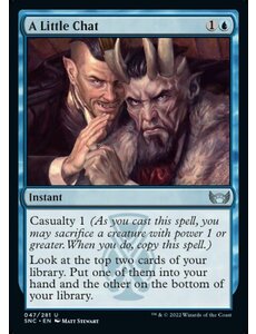 Magic: The Gathering A Little Chat (047) Near Mint Foil