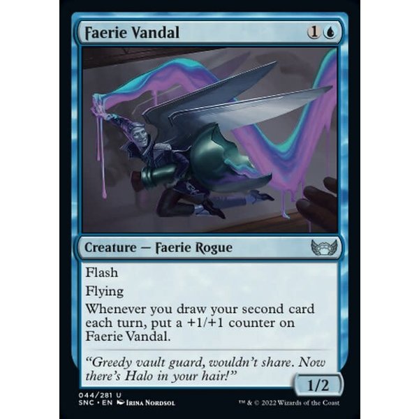 Magic: The Gathering Faerie Vandal (044) Near Mint