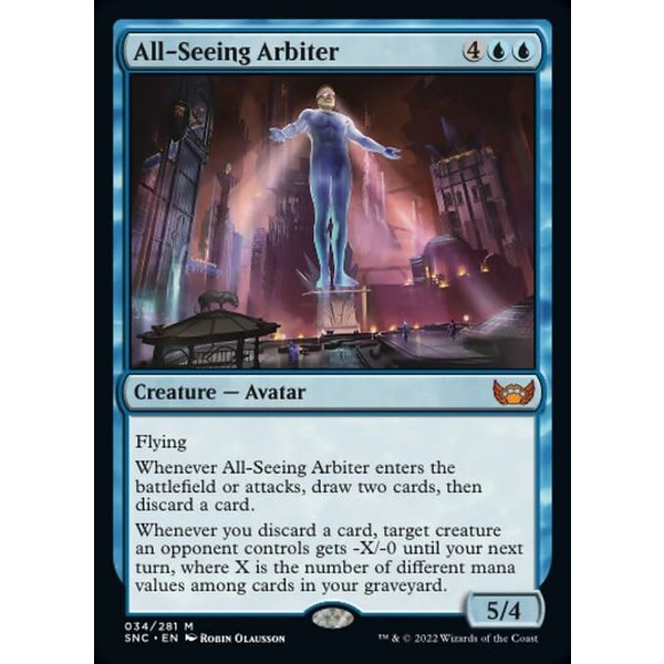 Magic: The Gathering All-Seeing Arbiter (034) Near Mint Foil