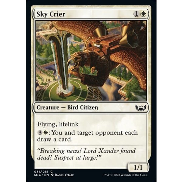 Magic: The Gathering Sky Crier (031) Near Mint