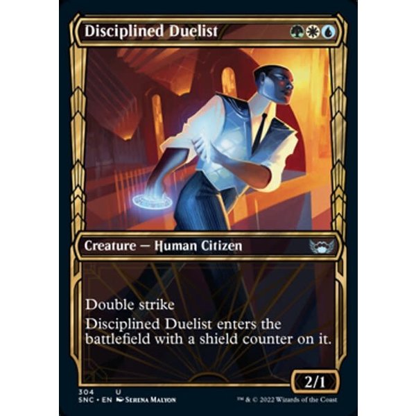 Magic: The Gathering Disciplined Duelist (Showcase) (304) Near Mint