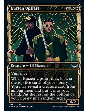 Magic: The Gathering Brazen Upstart (Showcase) (296) Near Mint