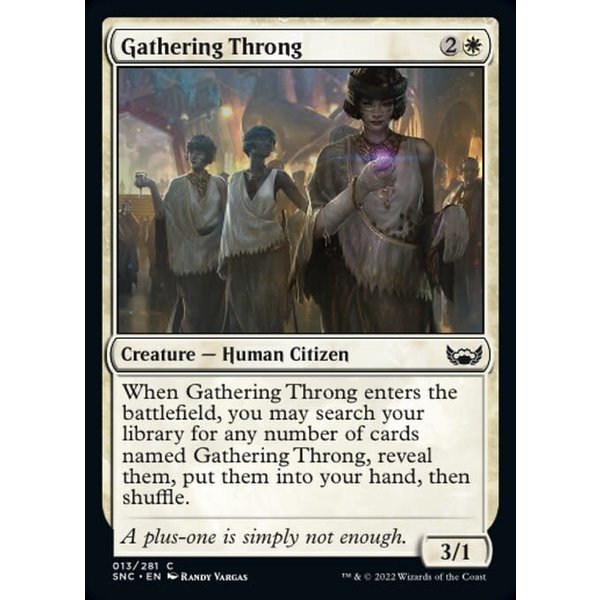 Magic: The Gathering Gathering Throng (013) Near Mint