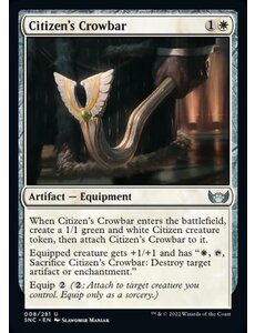 Magic: The Gathering Citizen's Crowbar (008) Near Mint Foil