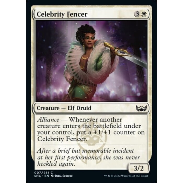 Magic: The Gathering Celebrity Fencer (007) Near Mint Foil