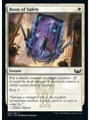 Magic: The Gathering Boon of Safety (004) Near Mint