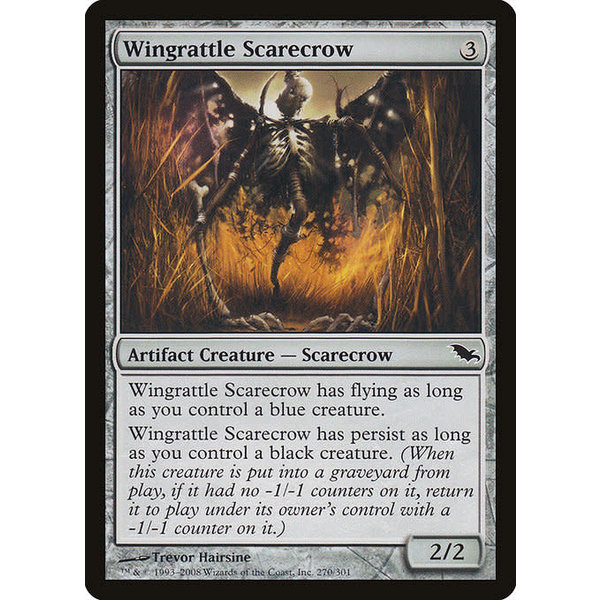 Magic: The Gathering Wingrattle Scarecrow (270) Moderately Played