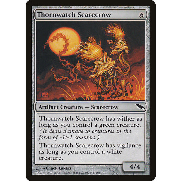 Magic: The Gathering Thornwatch Scarecrow (265) Moderately Played
