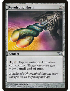 Magic: The Gathering Revelsong Horn (261) Lightly Played Foil