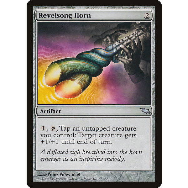 Magic: The Gathering Revelsong Horn (261) Moderately Played
