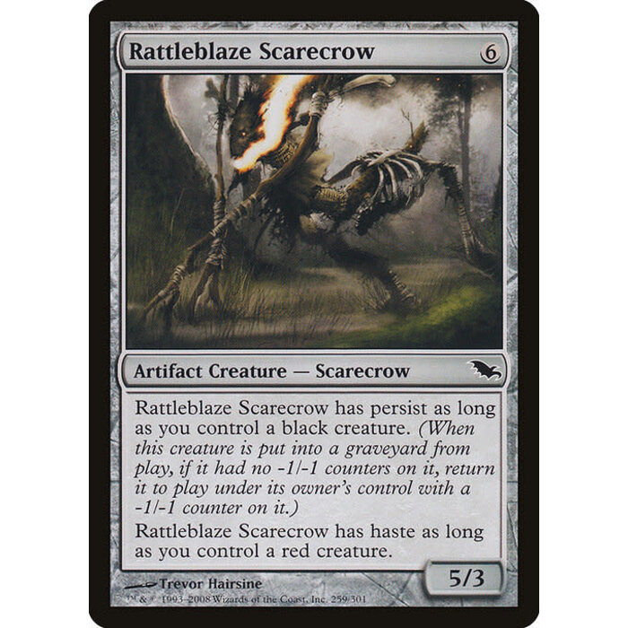Magic: The Gathering Rattleblaze Scarecrow (259) Moderately Played