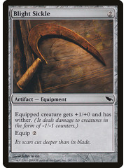 Magic: The Gathering Blight Sickle (247) Moderately Played