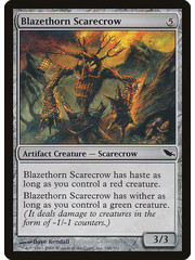 Magic: The Gathering Blazethorn Scarecrow (246) Moderately Played