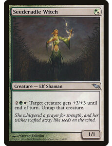 Magic: The Gathering Seedcradle Witch (241) Moderately Played
