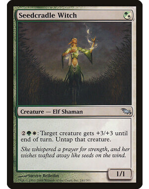 Magic: The Gathering Seedcradle Witch (241) Moderately Played