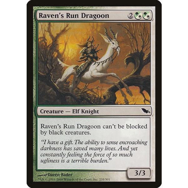 Magic: The Gathering Raven's Run Dragoon (235) Moderately Played
