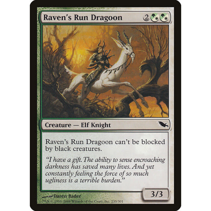Magic: The Gathering Raven's Run Dragoon (235) Moderately Played