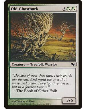 Magic: The Gathering Old Ghastbark (232) Moderately Played