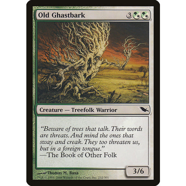 Magic: The Gathering Old Ghastbark (232) Moderately Played