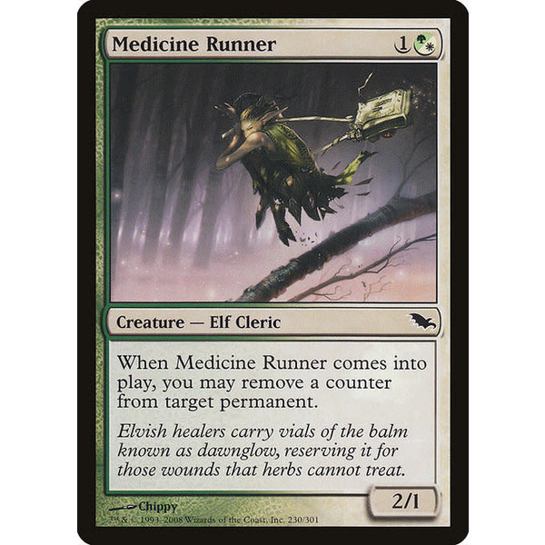 Magic: The Gathering Medicine Runner (230) Moderately Played
