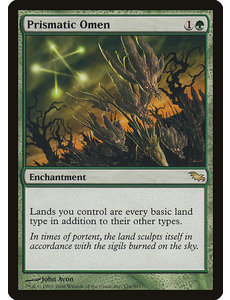 Magic: The Gathering Prismatic Omen (126) Moderately Played - Japanese