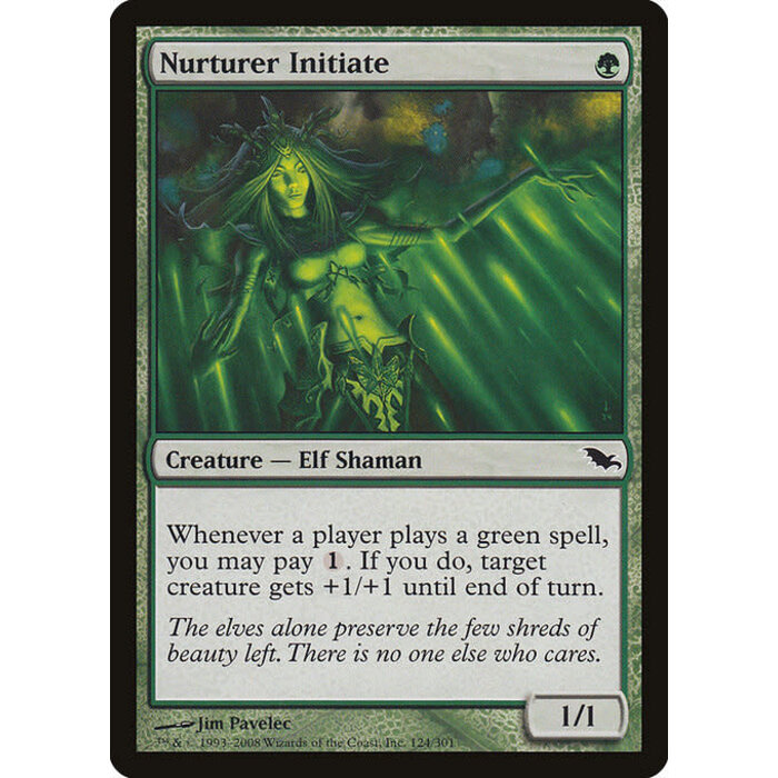 Magic: The Gathering Nurturer Initiate (124) Moderately Played