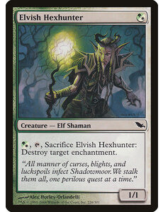 Magic: The Gathering Elvish Hexhunter (226) Moderately Played