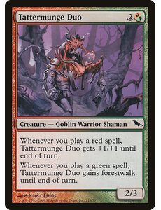 Magic: The Gathering Tattermunge Duo (218) Moderately Played