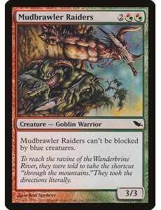 Magic: The Gathering Mudbrawler Raiders (213) Moderately Played